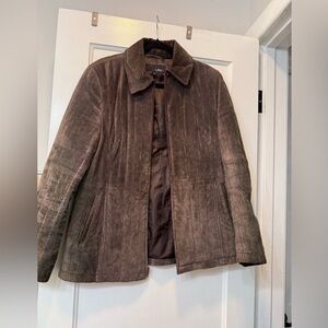 Utex Chocolate Brown Quilted Jacket